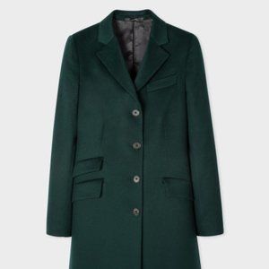 Paul Smith green single-breasted coat